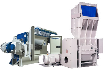 PET Bottle Shredder  Vecoplan Industrial Plastics Shredders